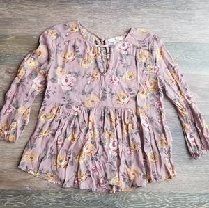 Chloe & Katie floral blouse